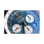 BREITLING STYLISH NAVITIMER BLUE SILVER CHAIN 87552