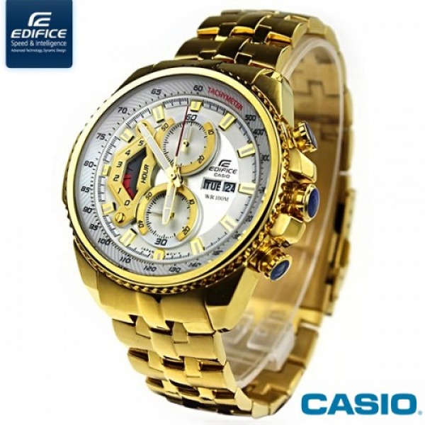 CASIO EDIFICE CHRONOGRAPH EF-558FG GOLD