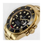 ROLEX SUBMARINER YELLOW GOLD BLACK DIAL 8987