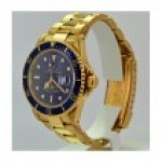 ROLEX SUBMARINER YELLOW GOLD BLUE DIAL 6643