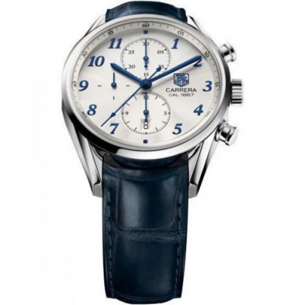 TAG 6744 BLUE DIAL WHITE